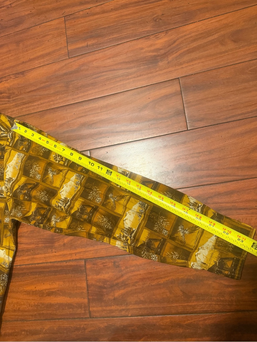 Woolrich Mustard Yellow Scenic Print Button-Down Shirt - Picture 6 of 11